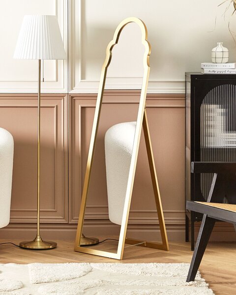 Stojací zrcadlo CHATILLON 150 cm Zlatá