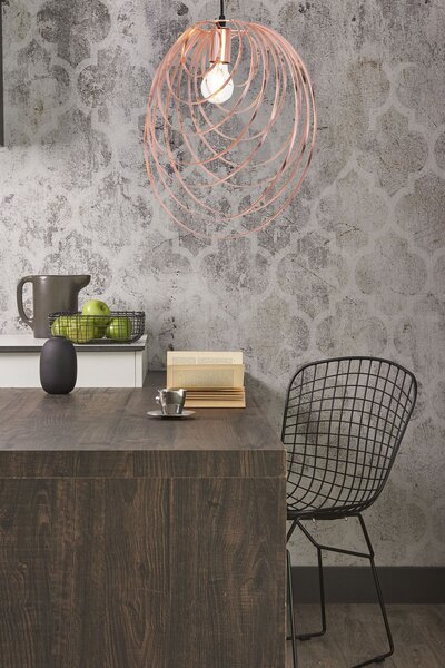 Toolight - Moderní stropní lampa APP427-1CP, růžové zlato, OSW-00559