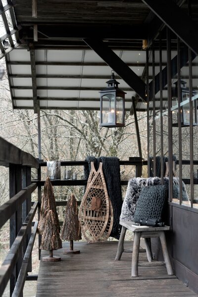 Pletený černý polštář Tricot black - 40*40 cm - J-Line by Jolipa