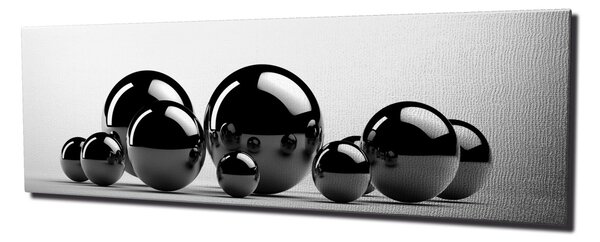 Wallity Obraz na plátně Black drops PC053 30x80 cm