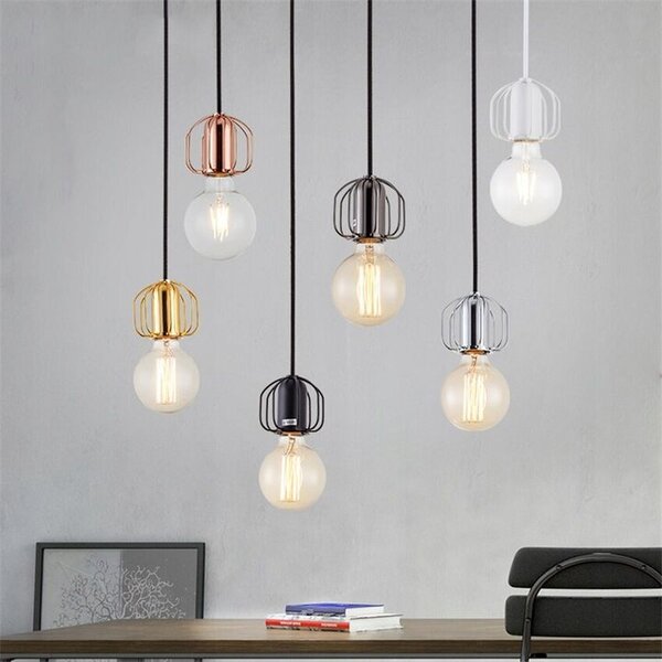 Toolight Stropní závěsné svítidlo ve stylu Loft APP595-1CP Black
