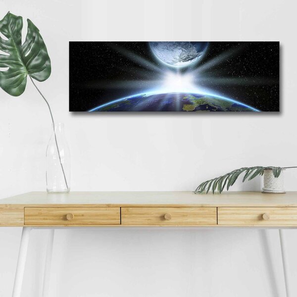 Wallity Obraz s LED osvětlením ZÁBLESK VE VESMÍRU 30 x 90 cm