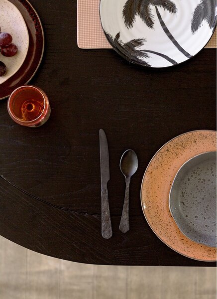 Set 3ks granitový jídelní příbor Matt - 24,5cm - HKLIVING