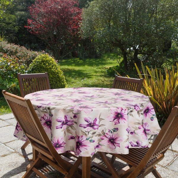 ZAHRADNÍ VODĚODOLNÝ UBRUS GARDEN (FI) 150 CM KVĚTY