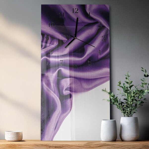 Skleněné hodiny vertikální Samet zsppc-30x60-00170698