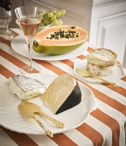 Set 3ks zlaté nože na sýry v dárkové krabičce Cheese - HKLIVING