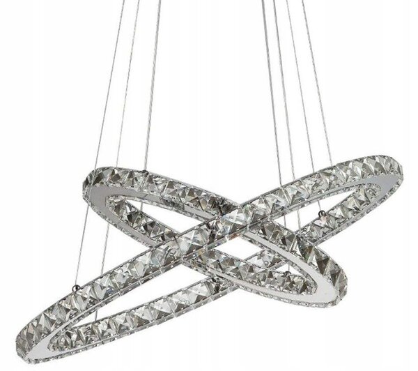 Toolight - LED stropní svítidlo + dálkové ovládání APP418-CP, chromová, OSW-65016