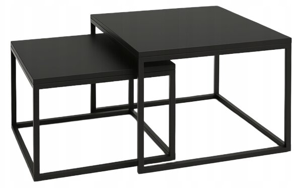 Konferenční stolek APM SOFT LOFT CUBE čtvercový 70 x 70 x 42 cm černý