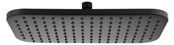 Hlavová sprcha, 200x350 mm, ABS/černá SC296