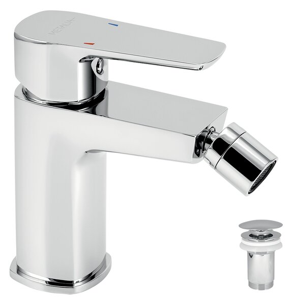 Novaservis Metalia 58 - Bidetová baterie s výpustí, chrom 58011,0