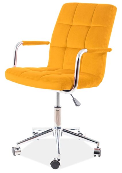 Otočné křeslo Q-022 Velvet, kari Bluvel 68