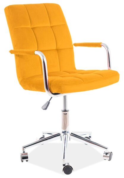 Otočné křeslo Q-022 Velvet, kari Bluvel 68