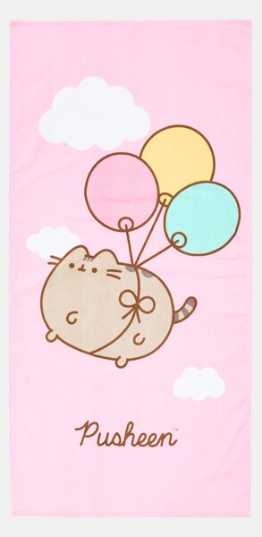 Sinsay - Bavlněná osuška Pusheen the Cat - růžová