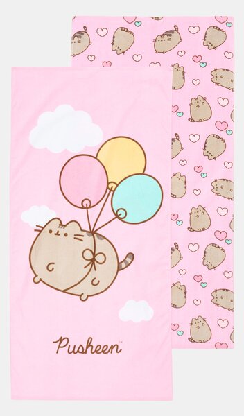 Sinsay - Bavlněná osuška Pusheen the Cat - růžová