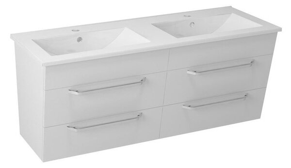 KALI umyvadlová skříňka 120x50x45cm, bílá (56121) KA120-3030