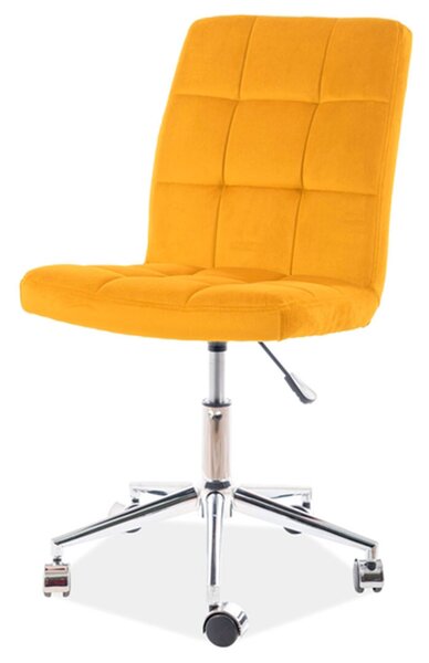 Otočné křeslo Q-020 Velvet, kari Bluvel 68