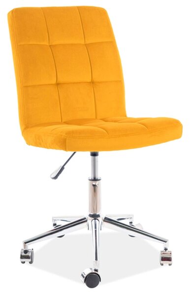 Otočné křeslo Q-020 Velvet, kari Bluvel 68