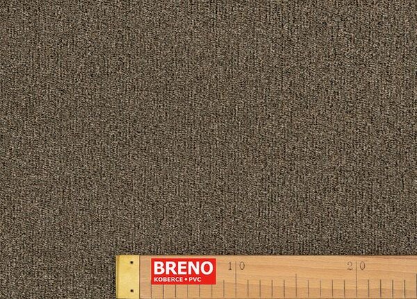 Breno Metrážový koberec SMART ULTRA 850 hnědý, šíře 400 cm, Hnědá