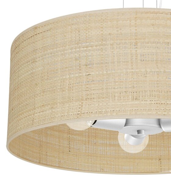 Závěsné svítidlo Marshall, 1x ratanové stínítko, (fi 50cm), w