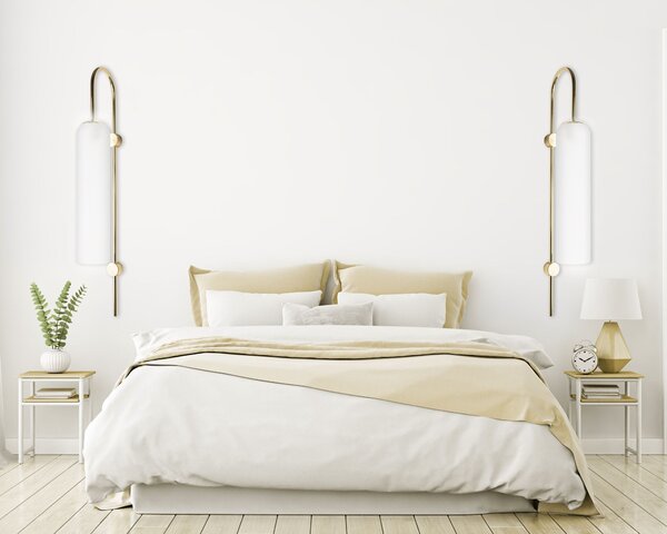Toolight - Skleněná nástěnná lampa APP664-1W, zlatá, OSW-04660