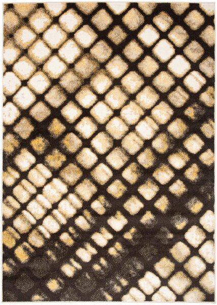 Kusový koberec Basil hnědo žlutý 200x300cm