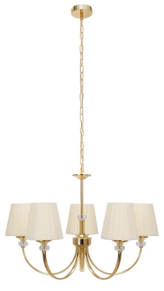 Toolight Toolight, stropní lampa 5xE14 APP1014-5CP, béžová, OSW-05557