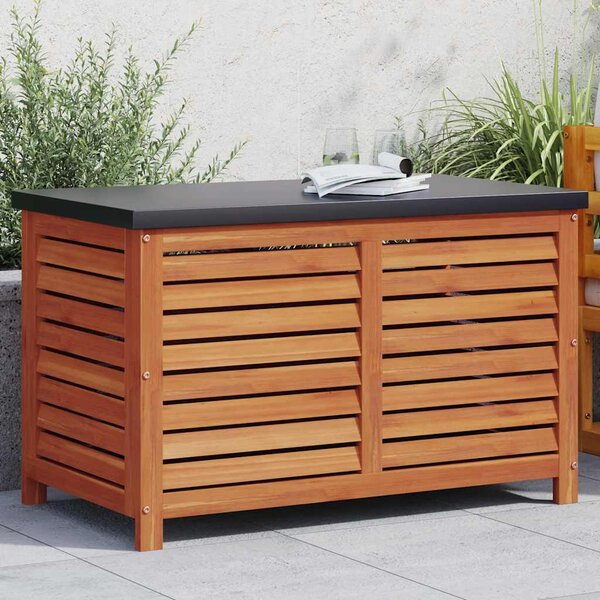 Zahradní úložný box 90 x 48 x 55 cm masivní eukalyptové dřevo