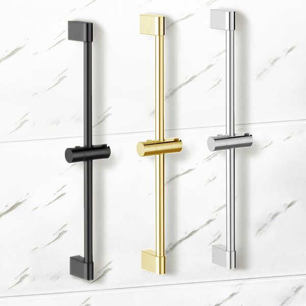 Tutumi Rea příslušenství, sprchový sloup s držákem ruční sprchy 70cm, černá, REA-P5983