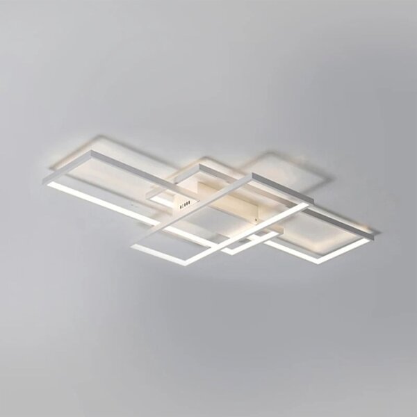 Toolight - LED stropní svítidlo + dálkové ovládání APP385-CP, chromová, OSW-07860