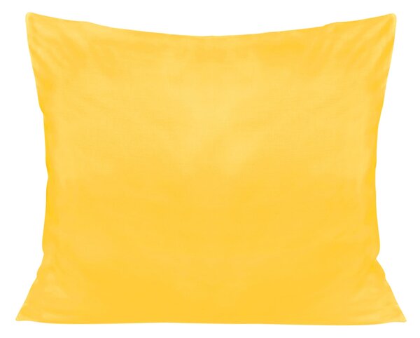 SATÉNOVÝ POVLAK NA POLŠTÁŘ 50X80 CM ŽLUTÁ