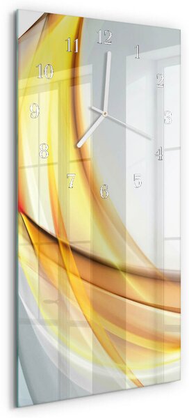 Skleněné hodiny vertikální Abstrakce zsppb-30x60-00087604