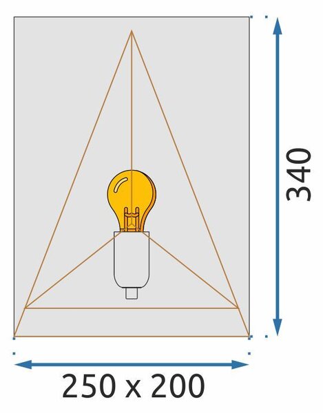 Toolight Toolight, nástěnné svítidlo 1xE27 APP1095-1W, černá, OSW-04411