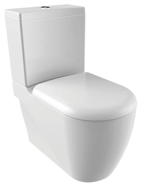 CREAVIT GRANDE WC kombi XL, spodní/zadní odpad, bílá