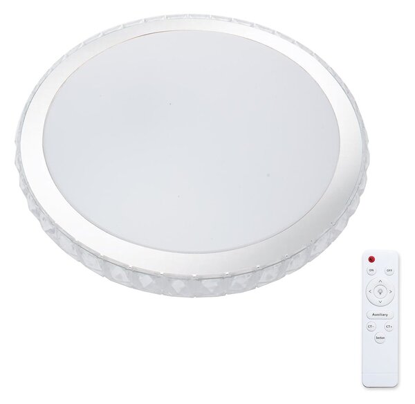 Stropní LED svítidlo Layla, 1x LED 33w, 3000-6000k, w/ch, s ovladačem