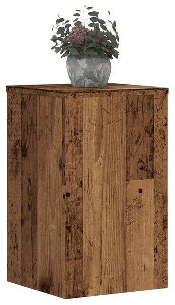 Stojany na rostliny 2 ks old wood 30x30x50 cm kompozitní dřevo
