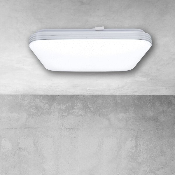Stropní LED svítidlo Palermo, 1x LED 33w, 3000-6000k, w, s ovladačem