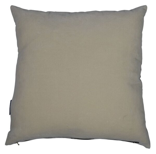 Sametový hnědý polštář s leopardem v džungli - 45*45*15cm - Mars & More