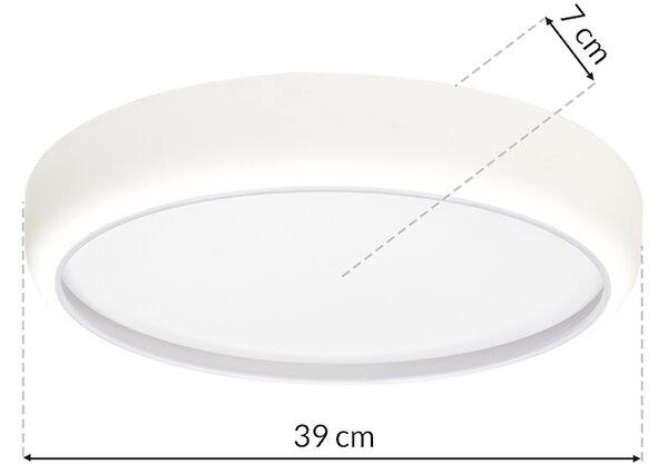 Stropní LED svítidlo Gea, 1x LED 36w, 3000-6000k, w