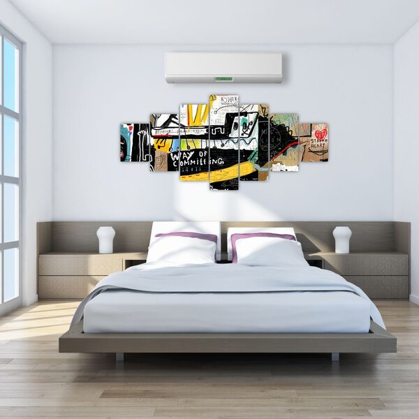 Obraz - Graffiti (210x100 cm)