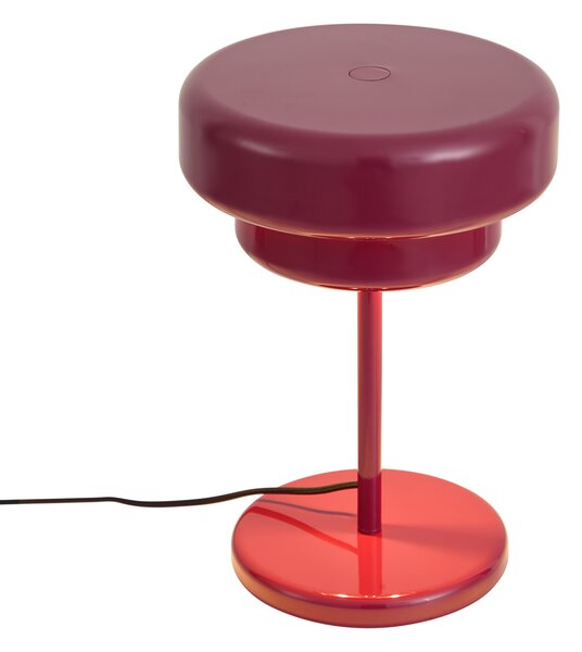 Retro stolní lampa švestková 41cm - Ophelia