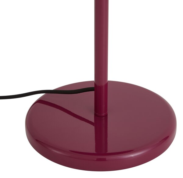 Retro stolní lampa švestková 41cm - Ophelia