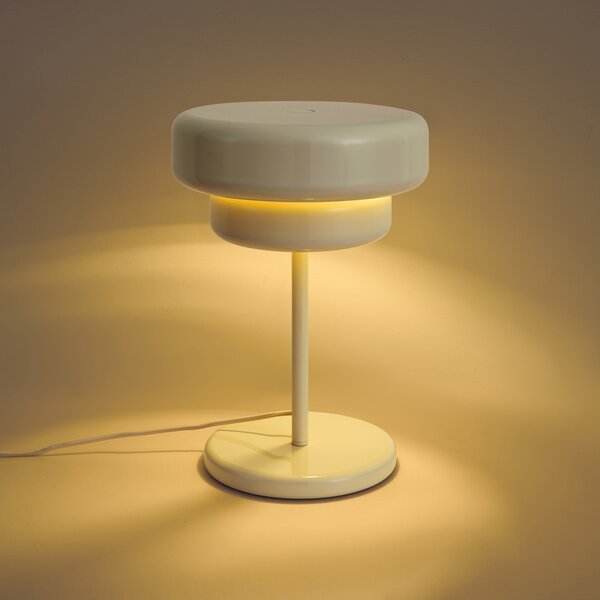 Retro stolní lampa béžová 41 cm - Ophelia