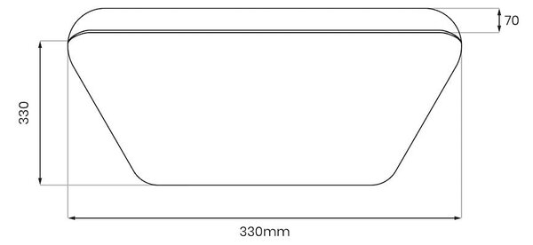Stropní LED svítidlo Nemo, 1x LED 16w, 4000k, b