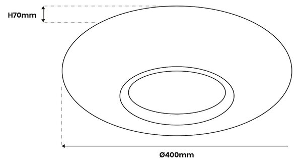 Stropní LED svítidlo Tokyo, 1x LED 24w, 3000-6000k, w/g, s ovladačem