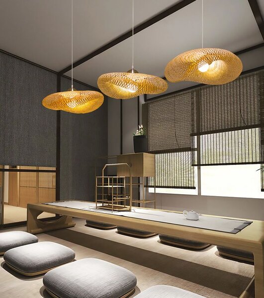 Toolight Stropní závěsné svítidlo Boho Natural APP880-1CP