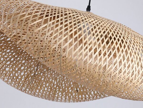 Toolight Stropní závěsné svítidlo Boho Natural APP880-1CP
