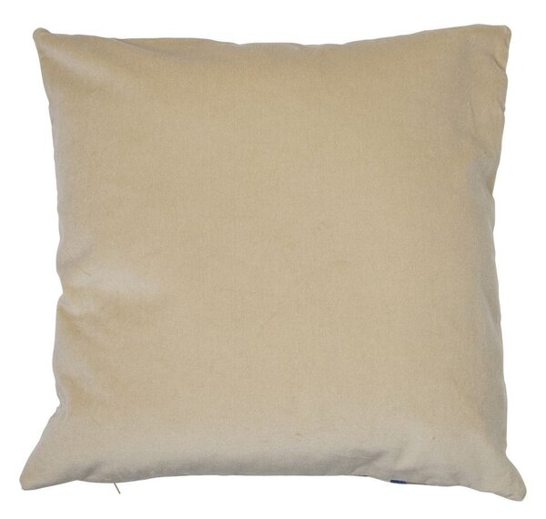 Béžový gobelínový polštář s motivem Buldočka v napoleonské uniformě - 45*15*45cm - Mars & More