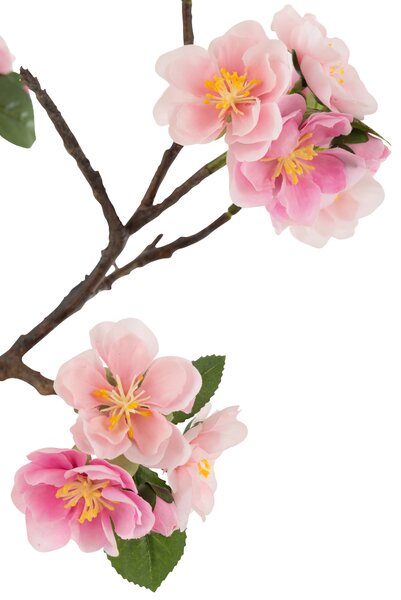 Dekorace umělý růžový kvetoucí stromek Blossom - 20*20*50 cm - J-Line by Jolipa