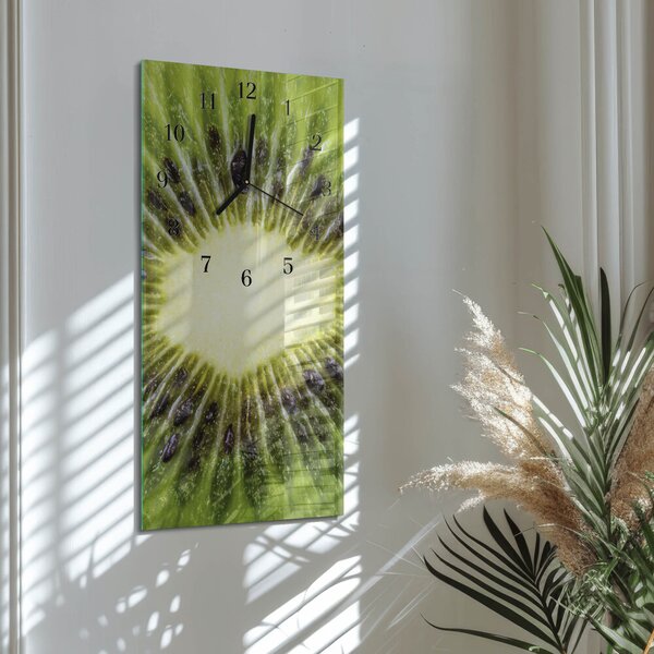 Skleněné hodiny vertikální Kiwi zsppc-30x60-00171396
