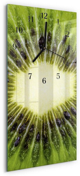 Skleněné hodiny vertikální Kiwi zsppc-30x60-00171396